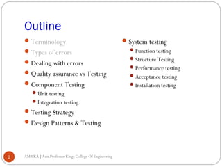 Software testing- an introduction | PPT