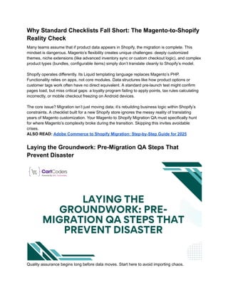 Testing & QA Checklist for Magento to Shopify Migration Success.pdf