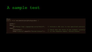 A sample test
 