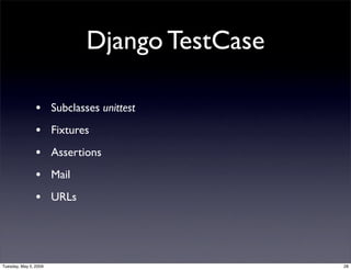 Django Testing