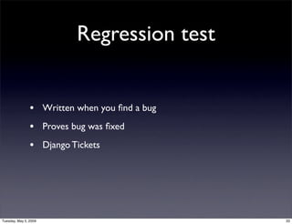 Django Testing