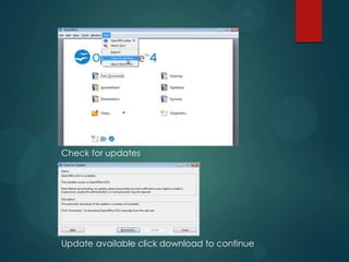 Check for updates
Update available click download to continue
 