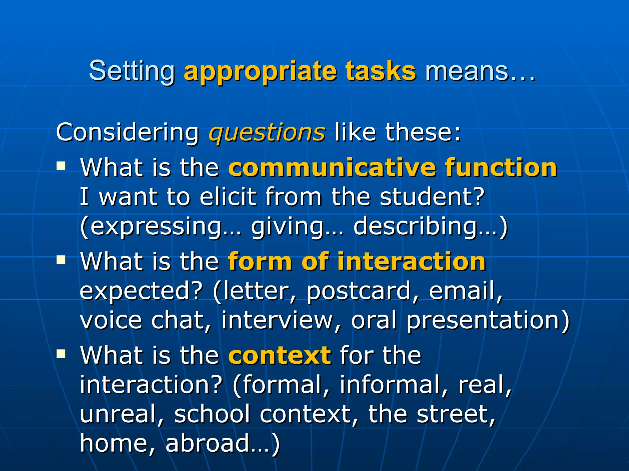 Testing Speaking and Writing | PPT
