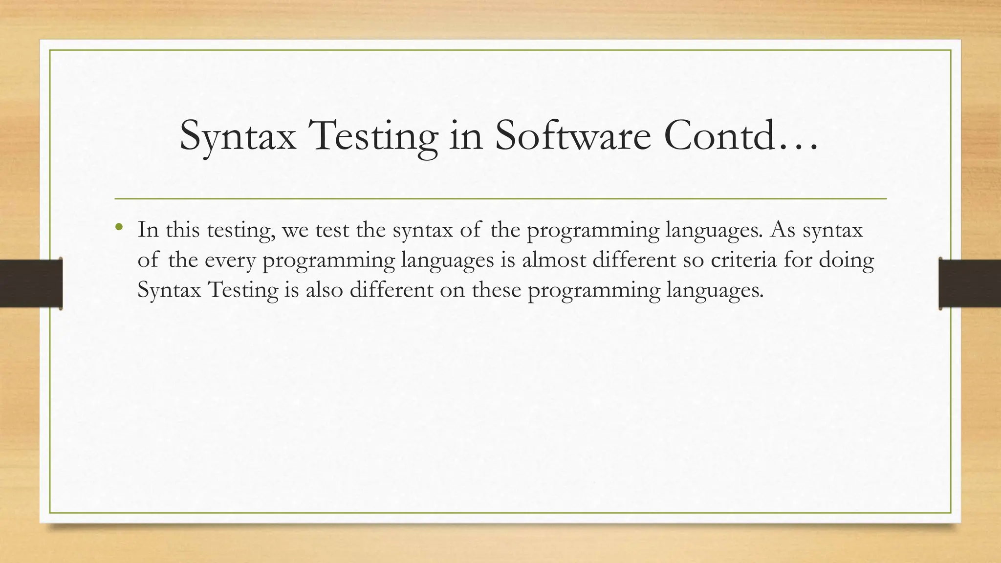Software Testing strategies, their types and Levels | PPT
