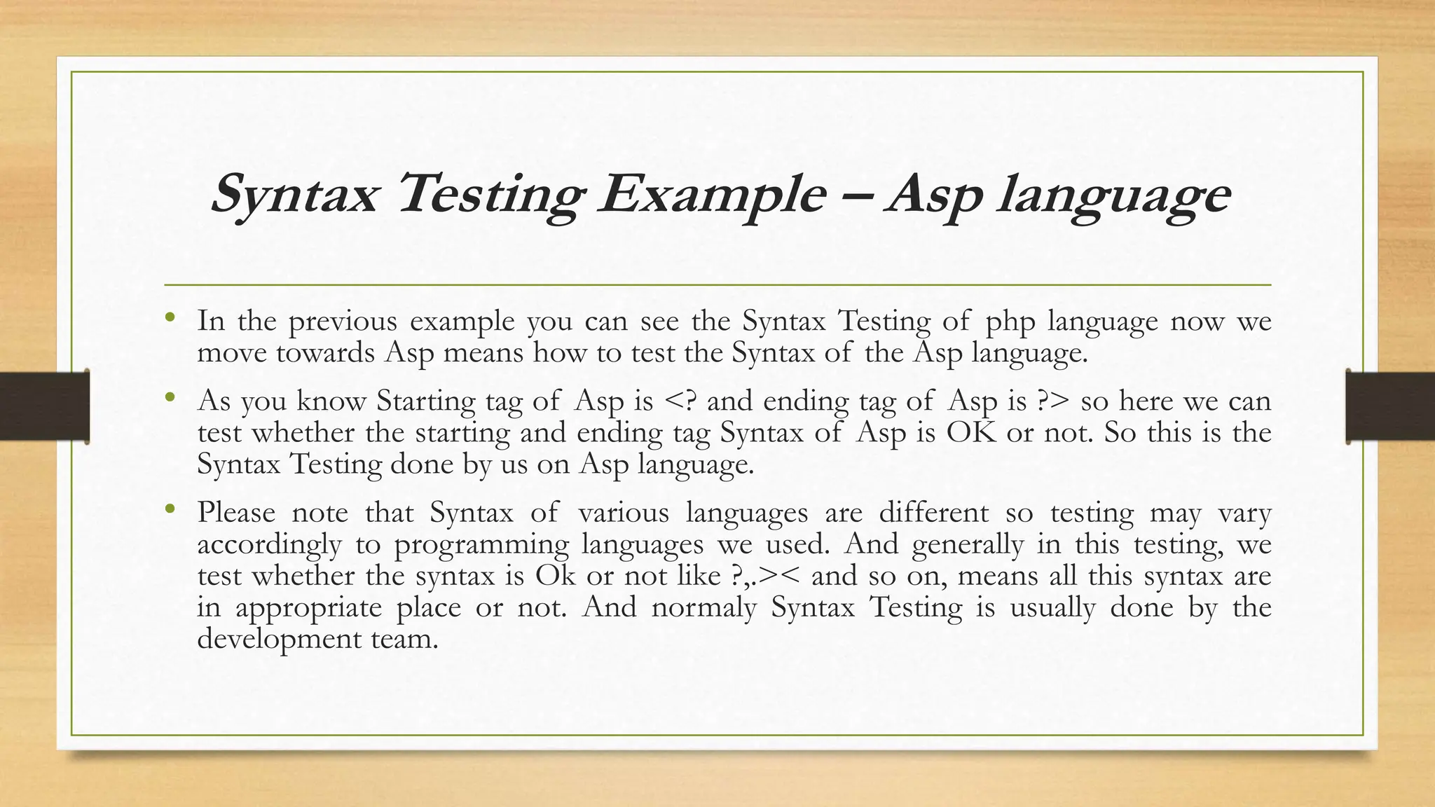 Software Testing strategies, their types and Levels | PPT