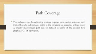Software Testing strategies, their types and Levels | PPTX