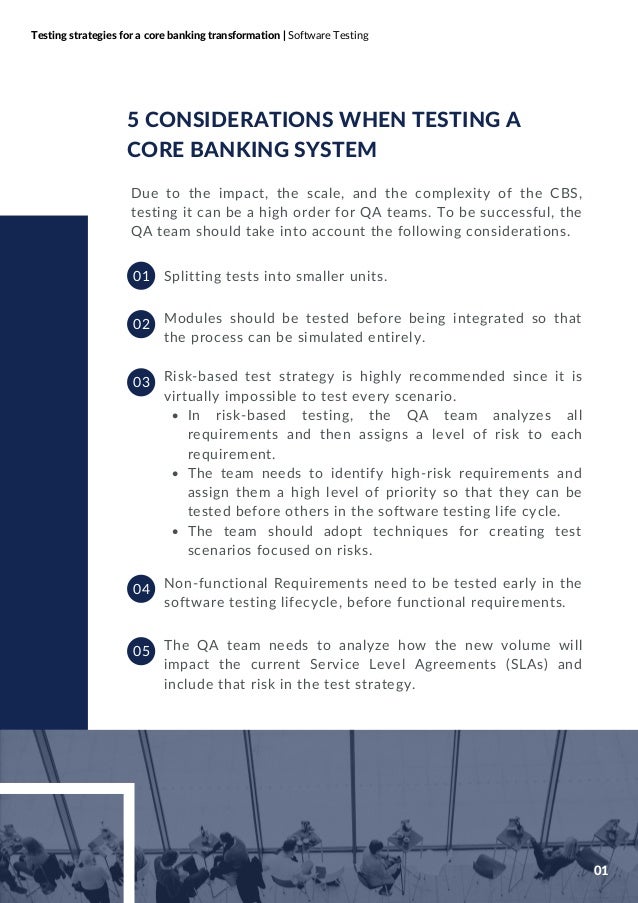 TESTING STRATEGIES TO ENSURE A CORE BANKING TRANSFORMATION | PDF