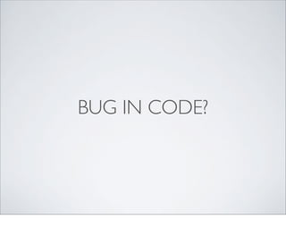 BUG IN CODE?
 