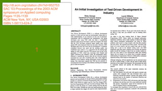 http://dl.acm.org/citation.cfm?id=952753
SAC '03 Proceedings of the 2003 ACM
symposium on Applied computing
Pages 1135-1139
ACM New York, NY, USA ©2003
ISBN:1-58113-624-2
1
 