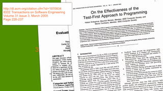 http://dl.acm.org/citation.cfm?id=1070834
IEEE Transactions on Software Engineering
Volume 31 Issue 3, March 2005
Page 226-237
3
 