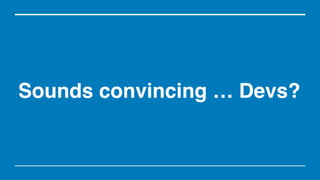 Sounds convincing … Devs?
 