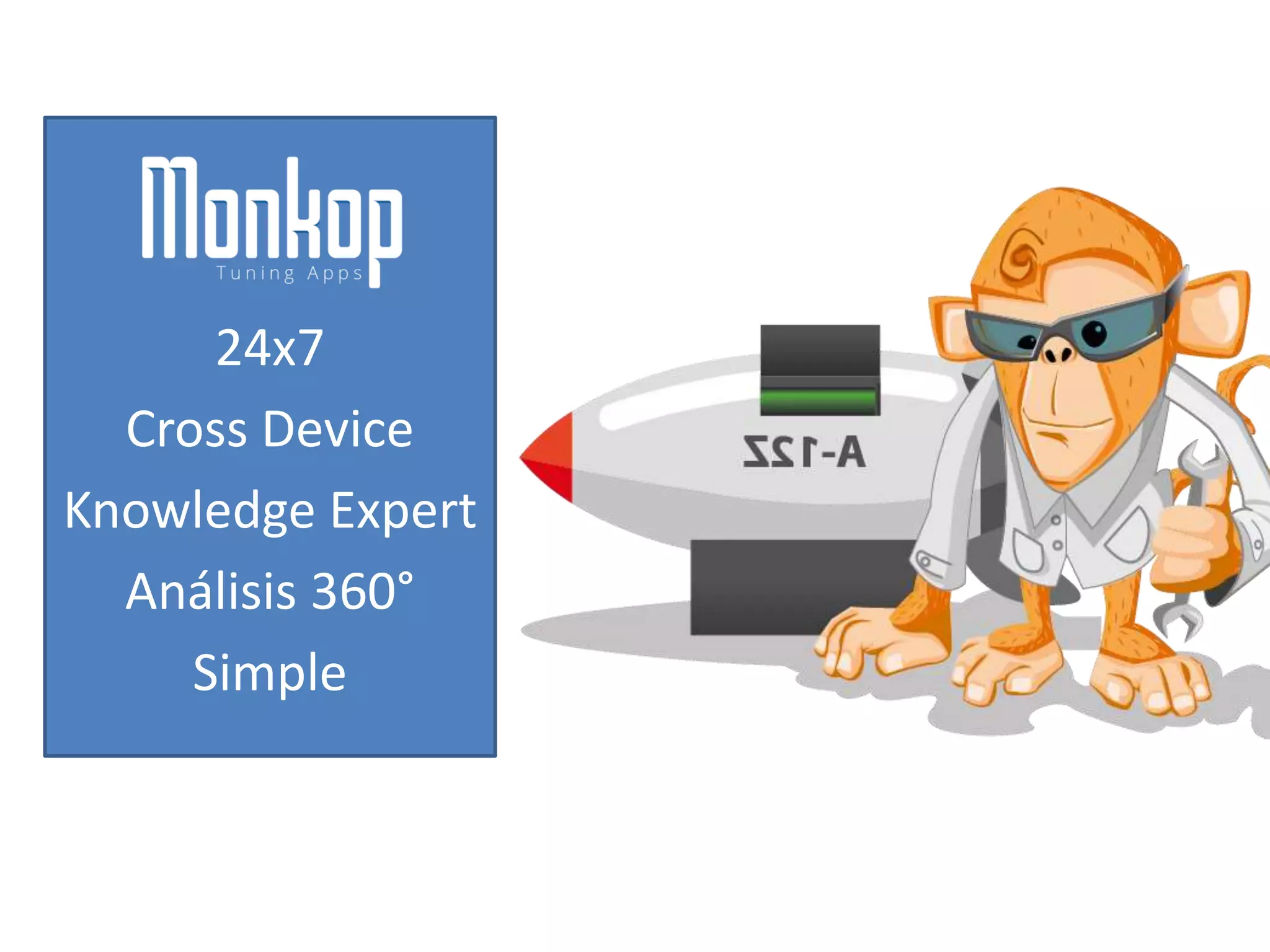 24x7
Cross Device
Knowledge Expert
Análisis 360°
Simple
 