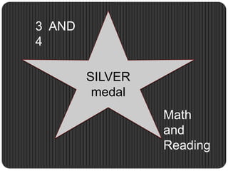 SILVER medal3  AND  4Math and Reading
