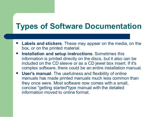 software documantation