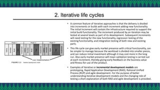 Testing throughout the software life cycle - Testing & Implementation | PPT
