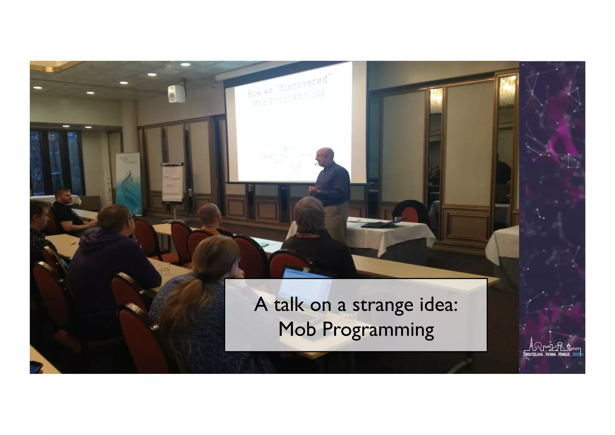 @maaretp
A talk on a strange idea:
Mob Programming
 