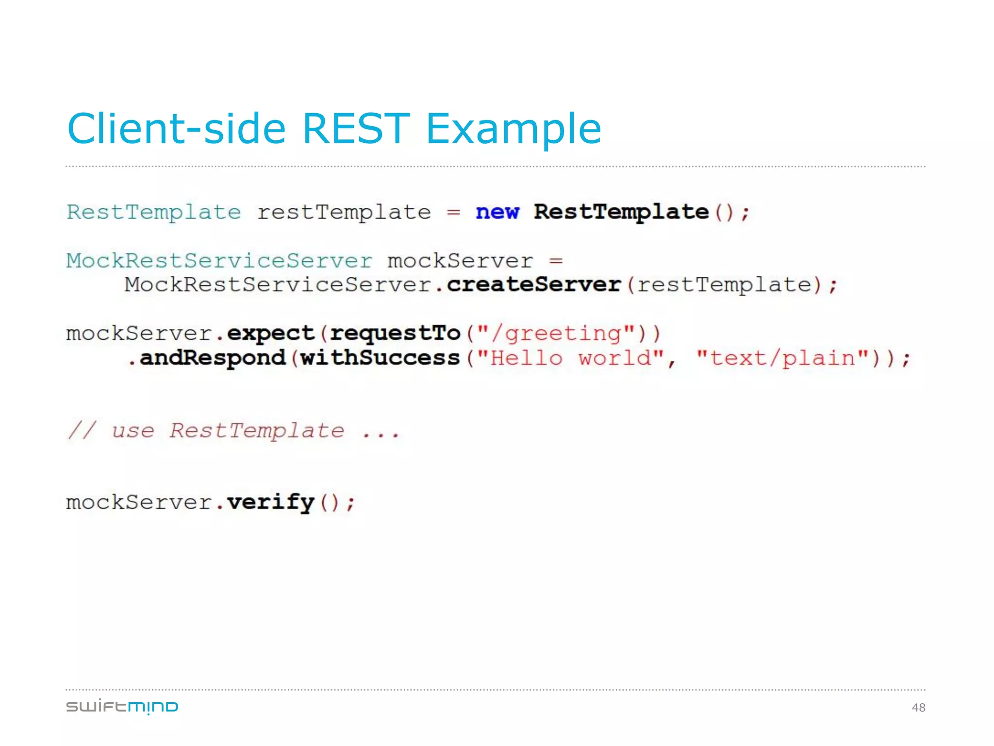 48
Client-side REST Example
 