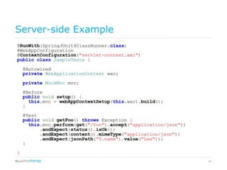 34
Server-side Example
 