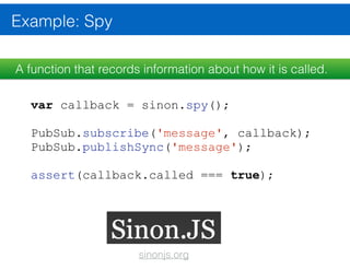 Unit Testing with Venus & Mocha (browser)
/**
* @venus-library mocha
* @venus-code formatter.js
*/
describe('format', function () {
var actual = formatName('Mr.', 'Bob', 'Rogers');
var expected = 'Mr. Bob Rogers';
!
it('should return full name', function () {
expect(actual).to.be(expected);
});
});
!
formatter.spec.js
 