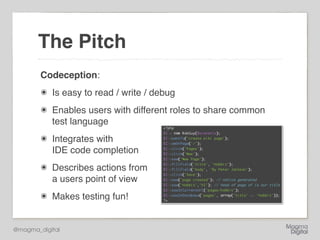 Testing with Codeception | PDF