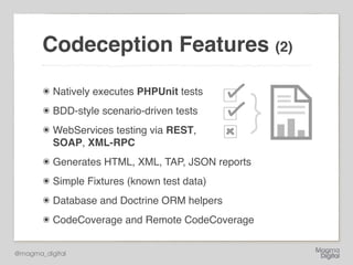 Testing with Codeception | PDF