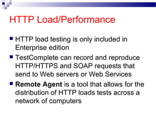 Testing with test_complete | PPT