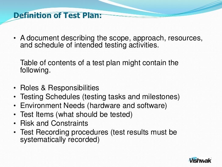 Strategies For Software Test Documentation