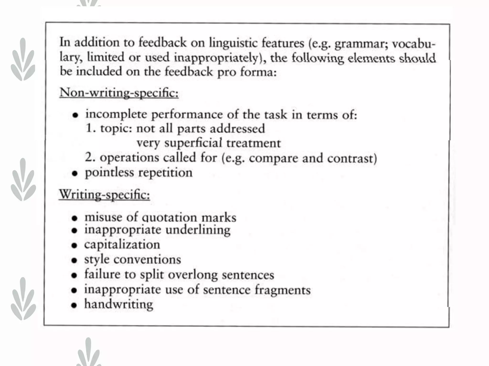 Testing writing (for Language Teachers)