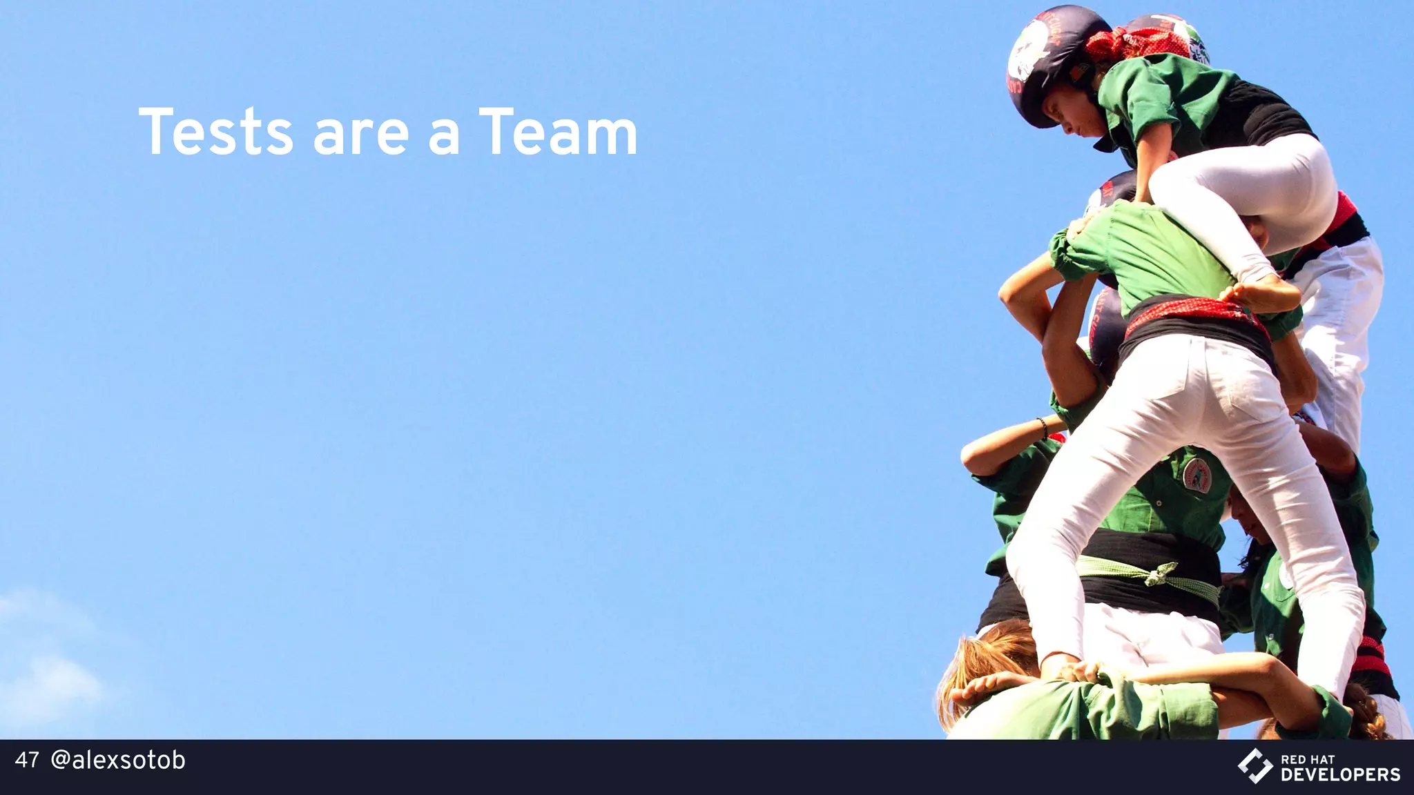 @alexsotob47
Tests are a Team
 