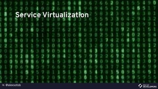 @alexsotob16
Service Virtualization
 