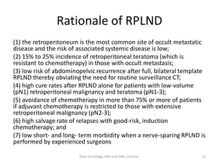 Left Template Rplnd Testis carcinoma- management- nsgct | PDF