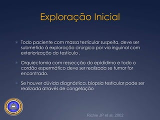 TESTICULAR GERM CELL TUMORSHISTOGENESISItuYSTYSTItuSS+AFPEC+AFPM TerGermCellIGCNUSS+ECDECI TerItuECEC+STGCS+STGCItuTrophCC