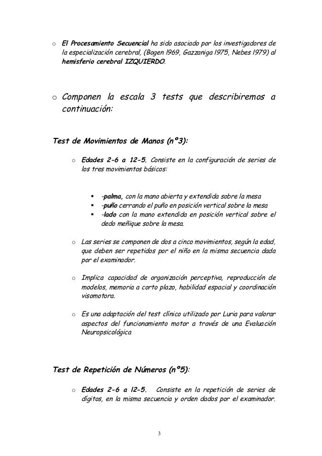 Manual De Test Benton Y Luria
