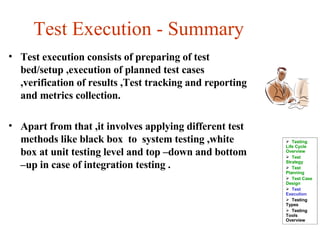 Test Life Cycle | PPT