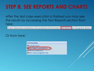 Testlink Coverage Report Example TestLink introduction | PPT