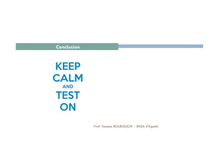 Conclusion
68Prof. Youness BOUKOUCHI - ENSA d'Agadir
 