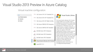 © AIT GmbH & Co. KGIhre Software effizienter entwickelt
Visual Studio 2013 Preview in Azure Catalog
 