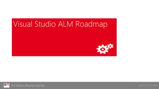 © AIT GmbH & Co. KGIhre Software effizienter entwickelt
Visual Studio ALM Roadmap
 