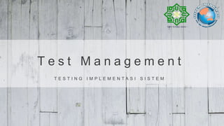 Test management | PPTX
