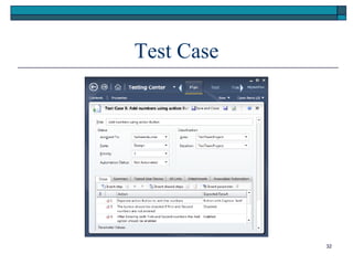 Test Case




            32
 