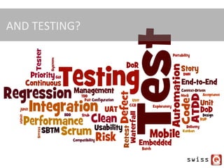 AND	
  TESTING?	
  
 