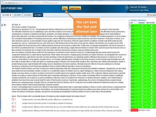 You can Save
the Test and
attempt later
 