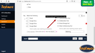 Phase – IV
Insert Match
 