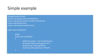 TestNG | PPTX