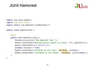 JUnit Hamcrest
17
 
