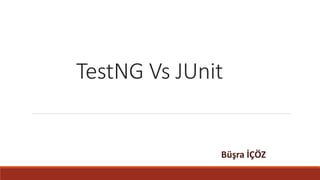 TestNG vs Junit | PPTX