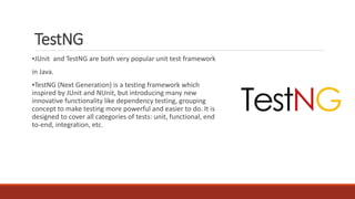 TestNG vs Junit | PPTX