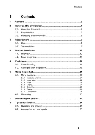 Hướng dẫn sử dụng Testo 875 | PDF