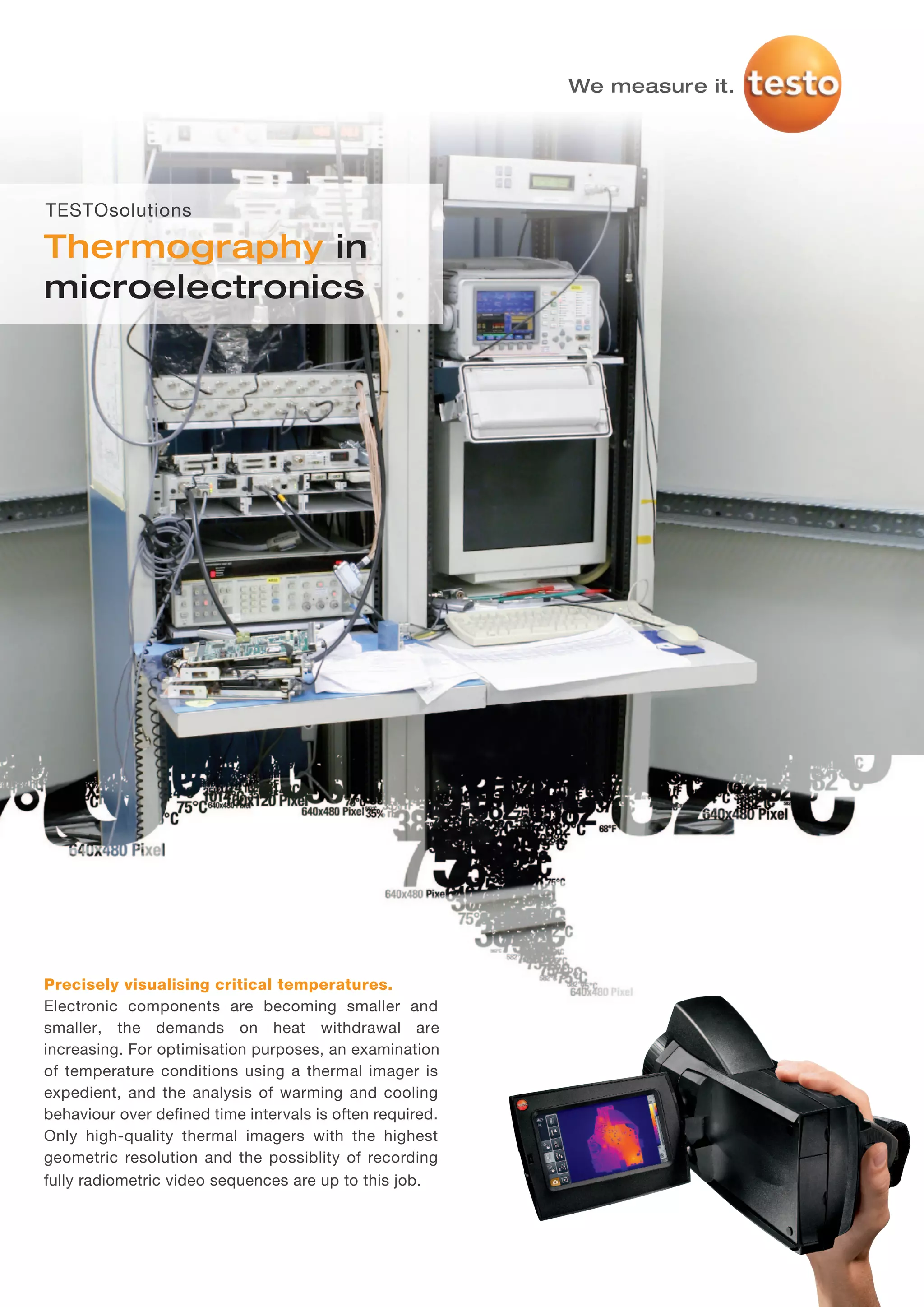 Testo thermography of micro electronics | PDF