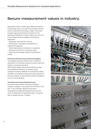 Testo Instruments 2012 overview | PDF